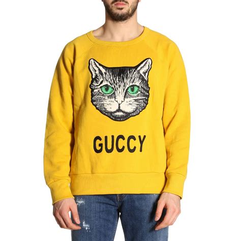 gucci mens yellow sweater|gucci sweater men's cheap.